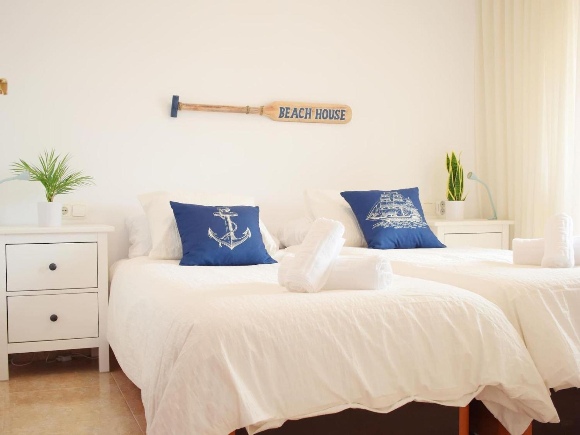 Luminoso Apartamento De 3 Dormitorios A Pie De Playa En 托雷莫利诺斯 外观 照片